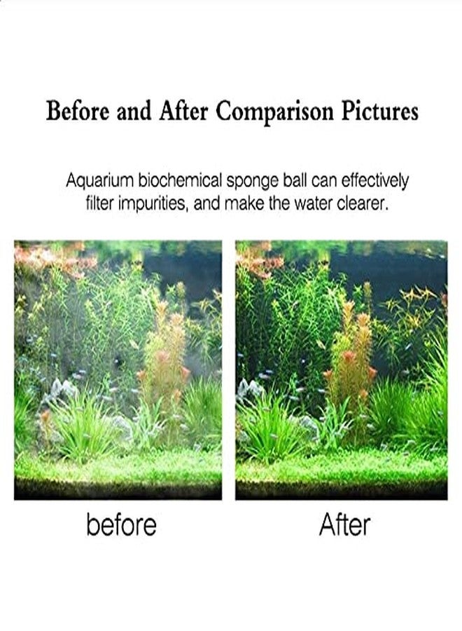 VAYINATO® 26mm Aquarium Bio Balls with Inside Sponge (50 Pcs) | Biological Filter Media for Canister, Sump & Overhead Filters | Reusable for Freshwater & Marine Tanks by Petzlifeworld - Image 5